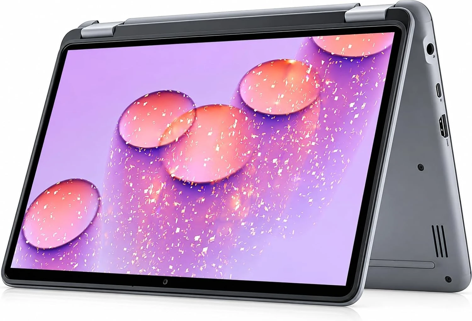 Dell 2027 Portable 11'' IPS Touchscreen Convertible Laptop, Intel Pentium Processor Up to 3.3GHz, 8GB RAM, 128GB SSD, Ultra-Fast 6th Gen WiFi, Windows 11 OS, Dale Gray, Renewed
