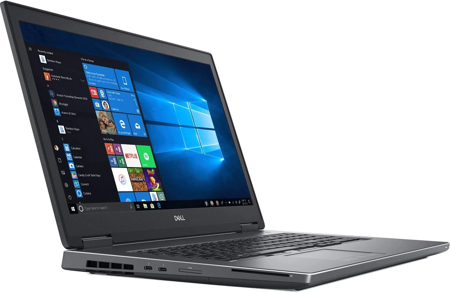 Dell Precision 7730 1920 X 1080 17.3" LCD Mobile Workstation with Intel Core i7-8850H Hexa-core 2.6 GHz, 16GB RAM, 512GB SSD