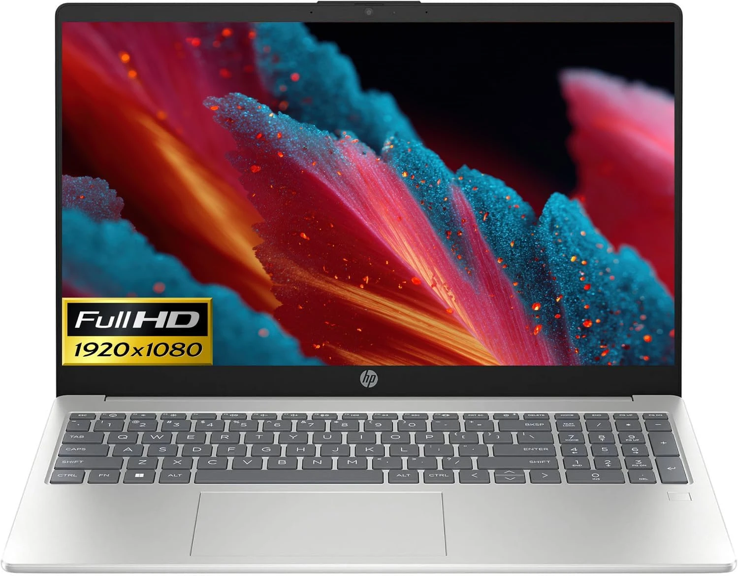 HP 15 High Performance Laptop Intel i7 16GB 1TB 15.6" Silver (15FD-Renewed)