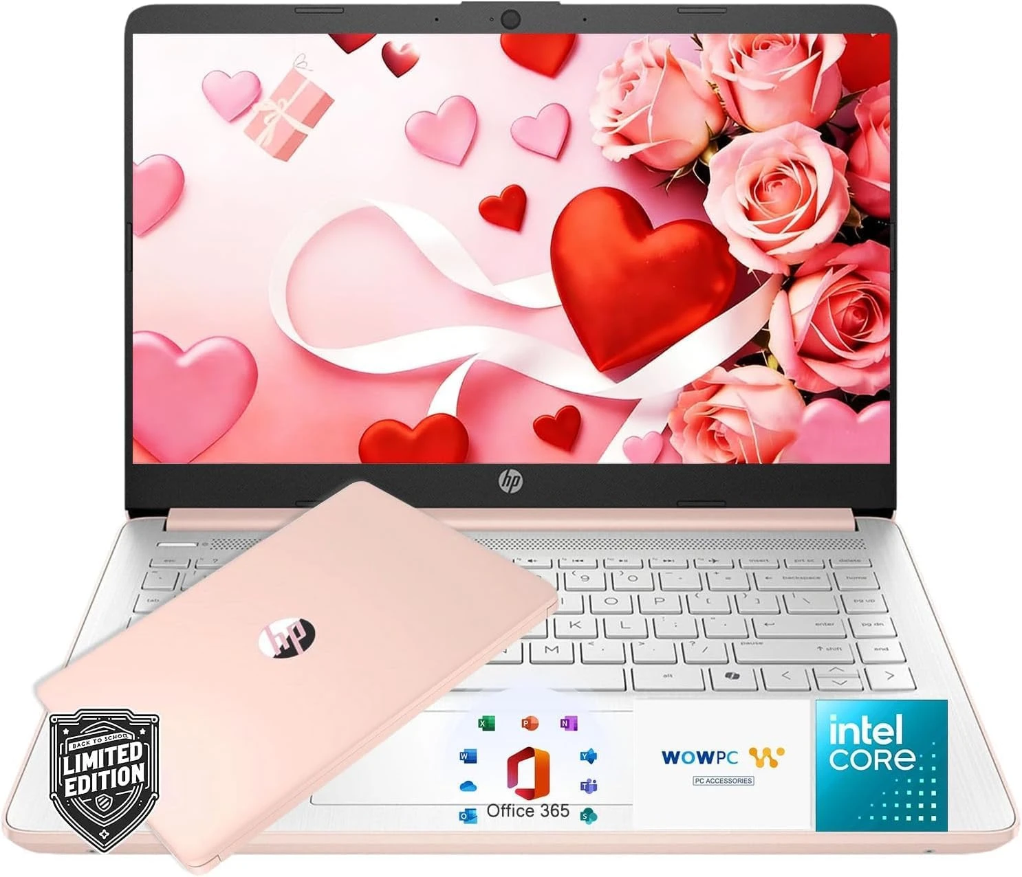 HP New Everyday Slim Laptop • 2027 Edition • Microsoft Office 365 Included • Intel N150 CPU • 128GB SSD • 1TB Cloud Storage • Stunning Color • Long Battery Life • Copilot AI • Windows 11