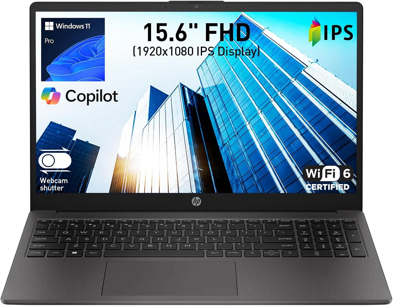 HP 255 G10 Business Laptop, AMD Quad-core CPU, 8GB RAM, 512GB SSD, W11 Pro