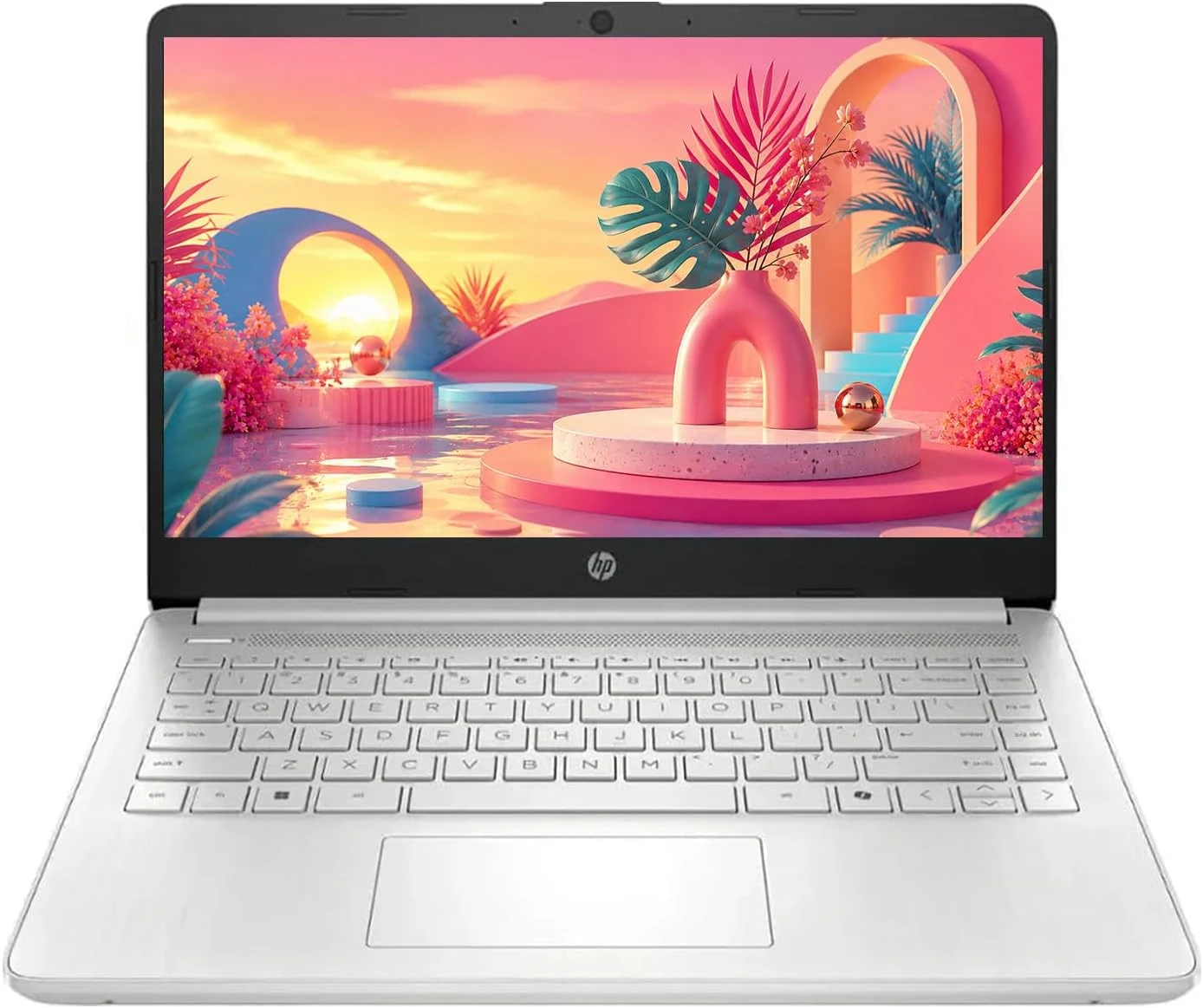 HP 14 inch Laptop, Intel N150 Processor, 4GB RAM, 128GB SSD
