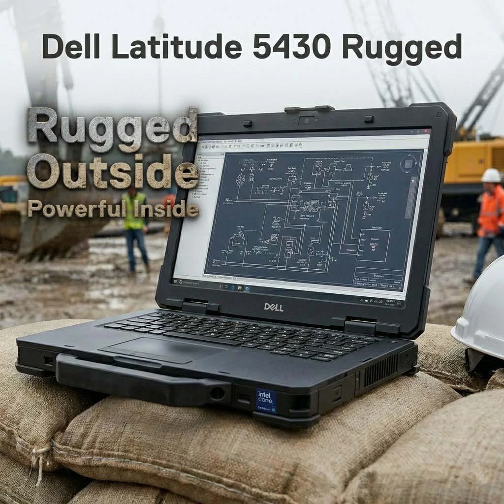 Dell Latitude 5430 Rugged Touchscreen 14" Laptop 11th Gen i5 16GB RAM