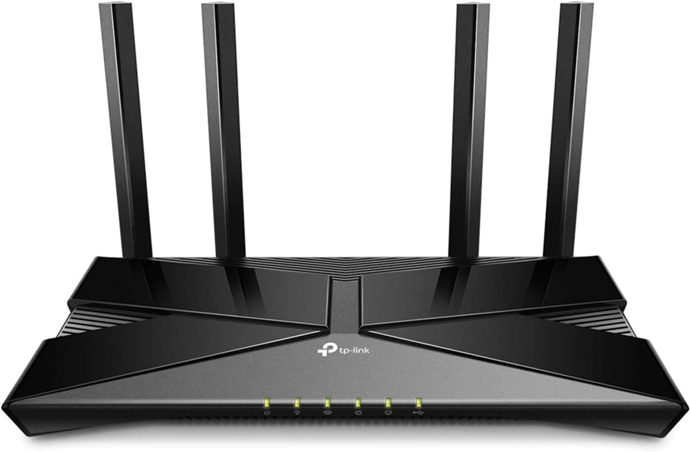 TP-Link Archer AX10 AX1500 Smart WiFi 6 Router, Black, Renewed