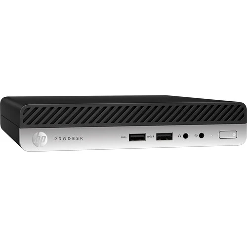 Refurbished (Excellent) - HP ProDesk 400 G5 Tiny MiniPC - Black (Intel i5-9500T / 8 GB RAM / 256 SSD / Windows 11 Professional)